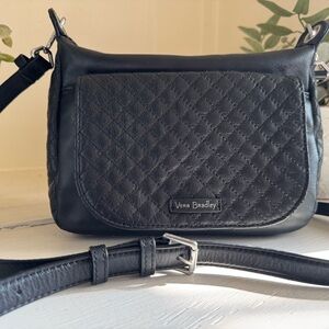 Vera Bradley Black Quilted Crossbody Bag